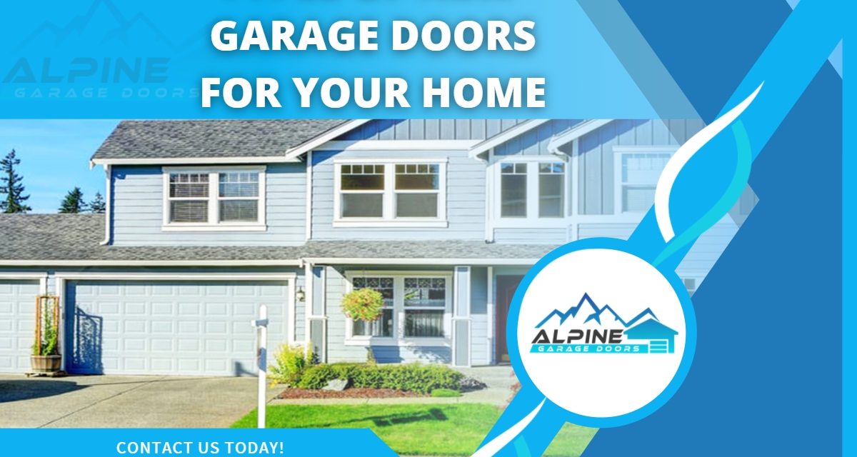 Types of New Garage Doors for Your Home