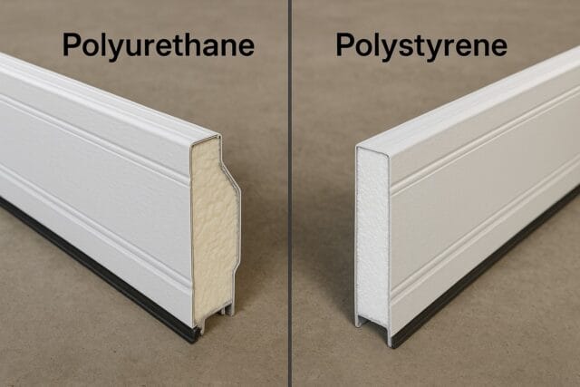 insulated garage door materials