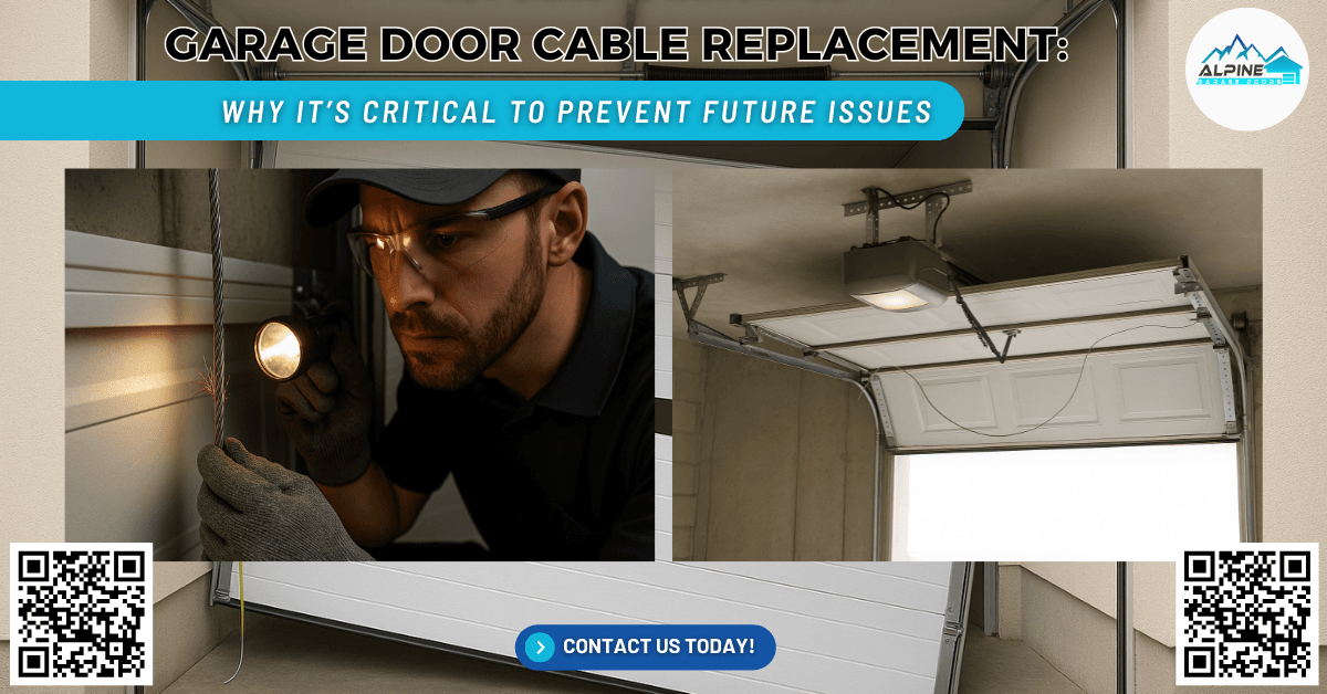 Alpine Garage Doors New England Garage Door Service: Cable Replacement & Safety Tips