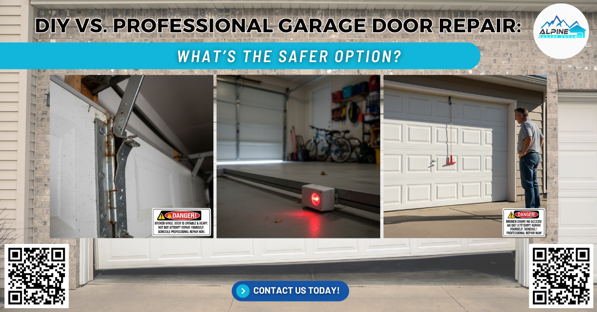 Alpine Garage Doors New England DIY vs. Professional Garage Door Repair: Safer Option - Alpine Garage Doors New England